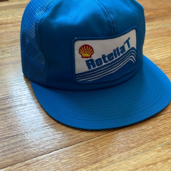 Vintage Shell Gas Rotella T Snapback / 80s / 90s / Trucker Style - Picture 3 of 7